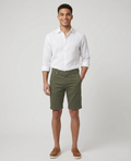 Jeckerson Bermuda Uomo Cotone Stretch Verde Militare