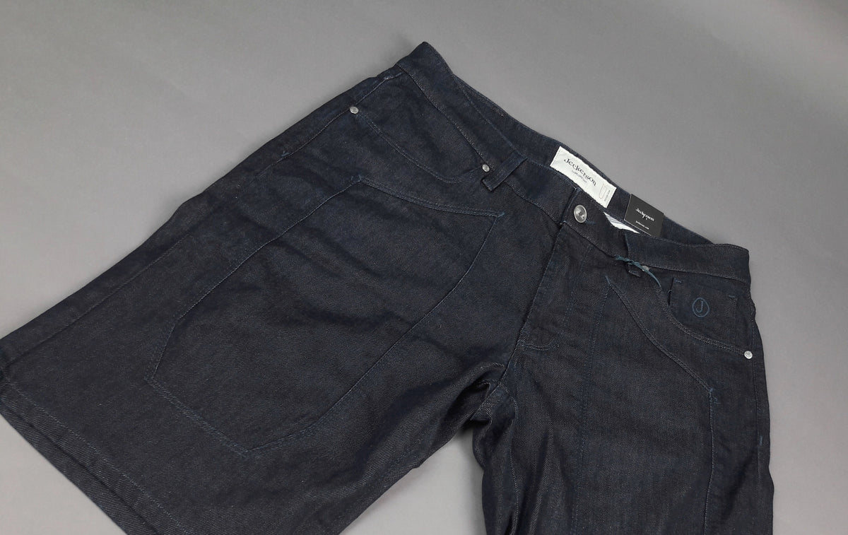 Jeckerson Bermuda Uomo In Cotone Organico Elasticizzato Blu Scuro