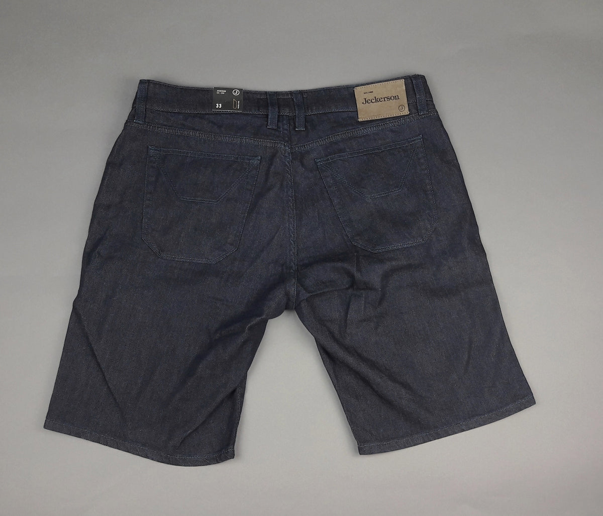 Jeckerson Bermuda Uomo In Cotone Organico Elasticizzato Blu Scuro