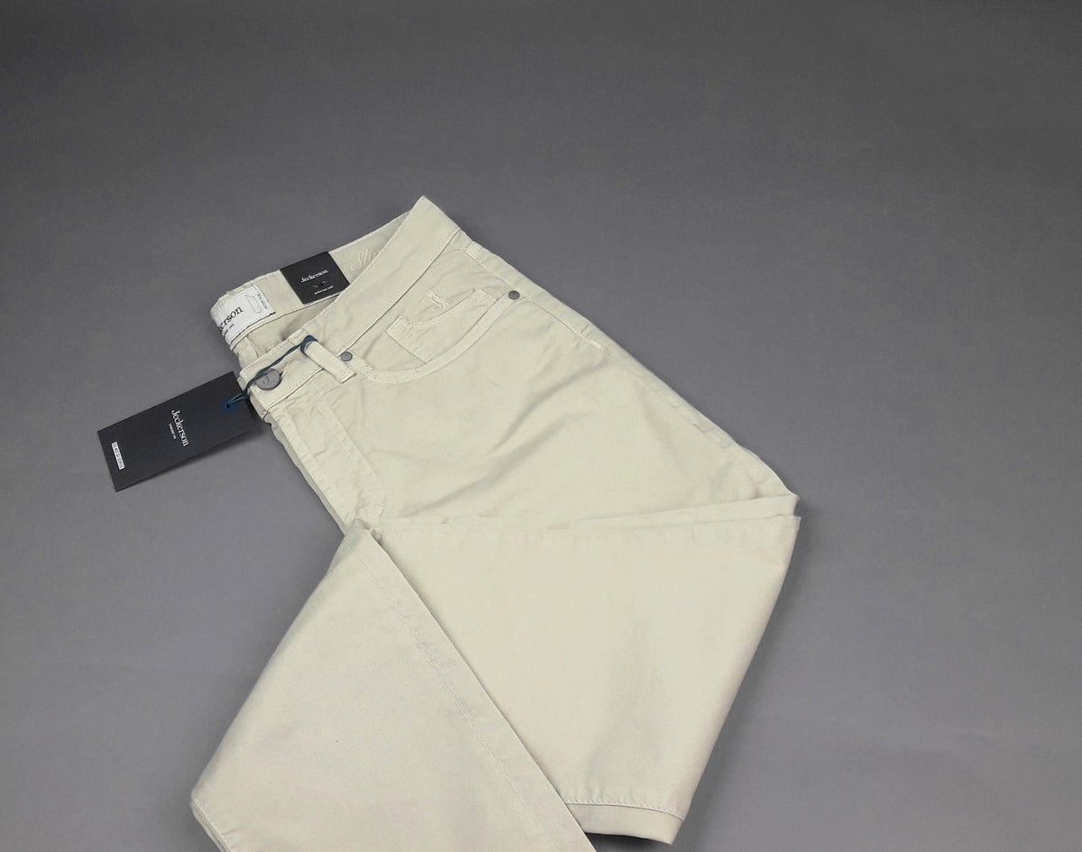 Jeckerson Jeans Uomo In Cotone Gabardina Stretch Mastice