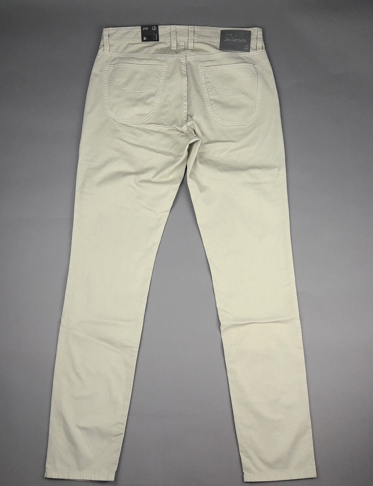Jeckerson Jeans Uomo In Cotone Gabardina Stretch Mastice