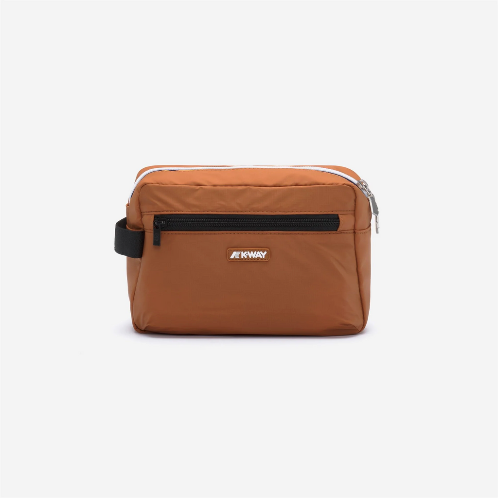 K-Way Beauty Case Portatutto Unisex Demu Nylon Arancione Scuro