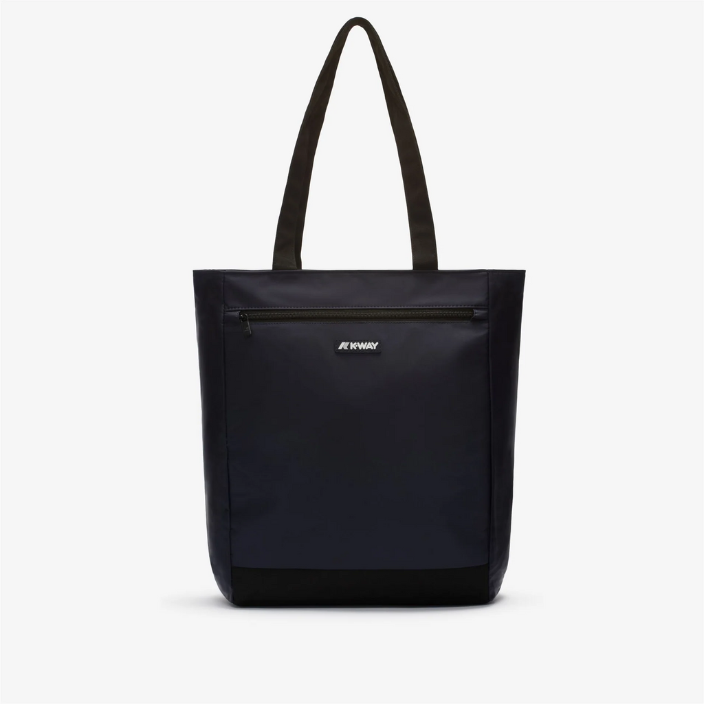 K-Way Borsa Shopping Donna Elliant Nylon Blu Scuro