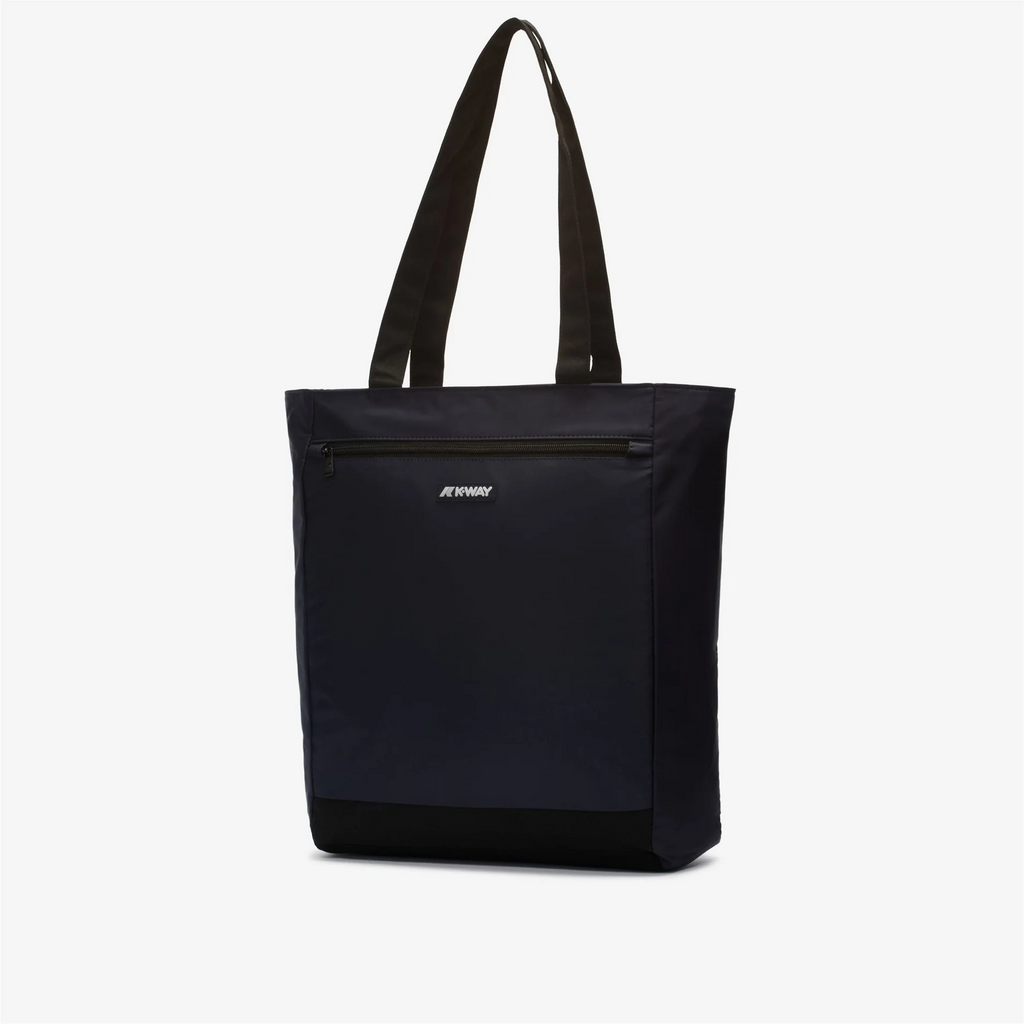 K-Way Borsa Shopping Donna Elliant Nylon Blu Scuro