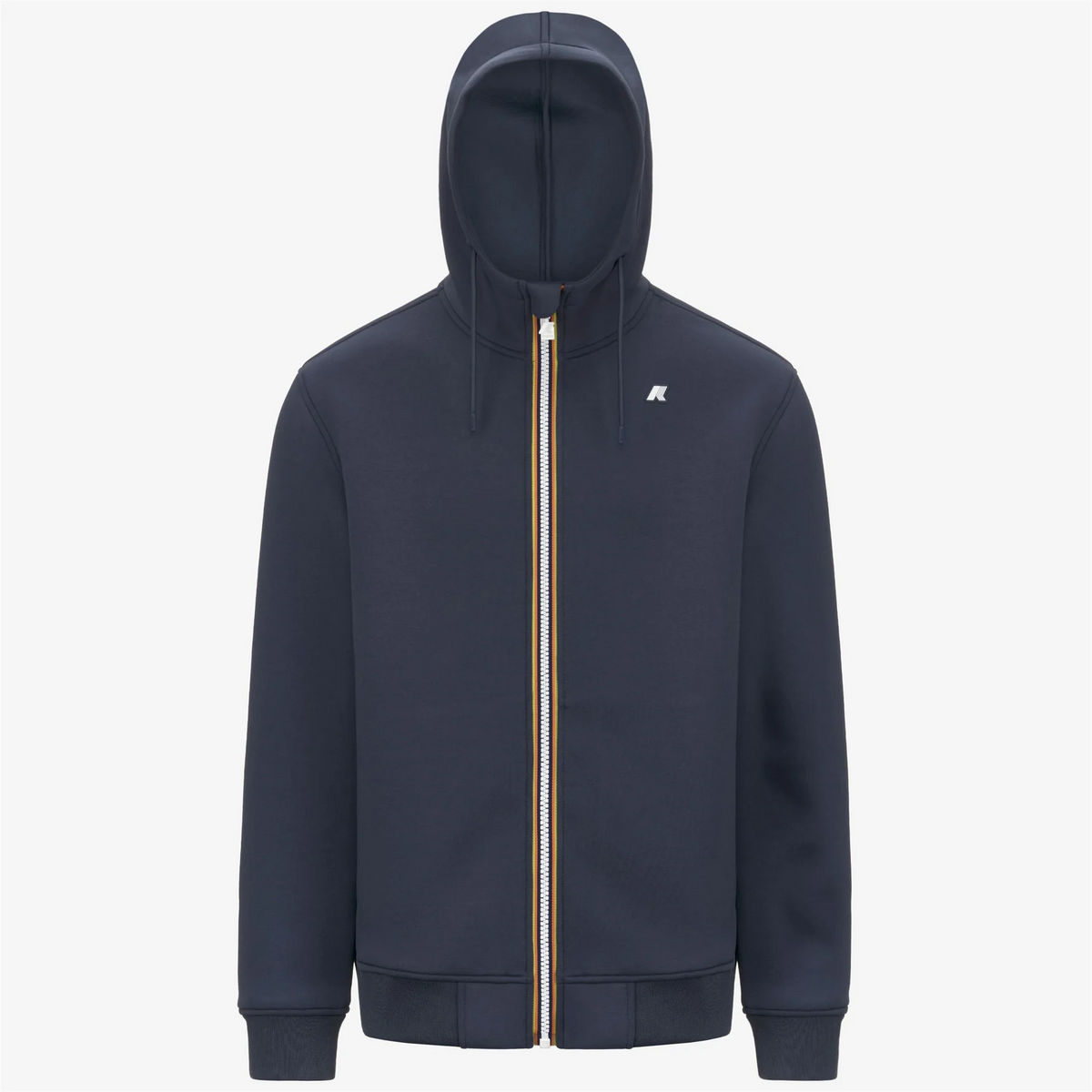 K-Way Felpa Giacca Uomo Rainer Scuba Stretch Blu Grigio