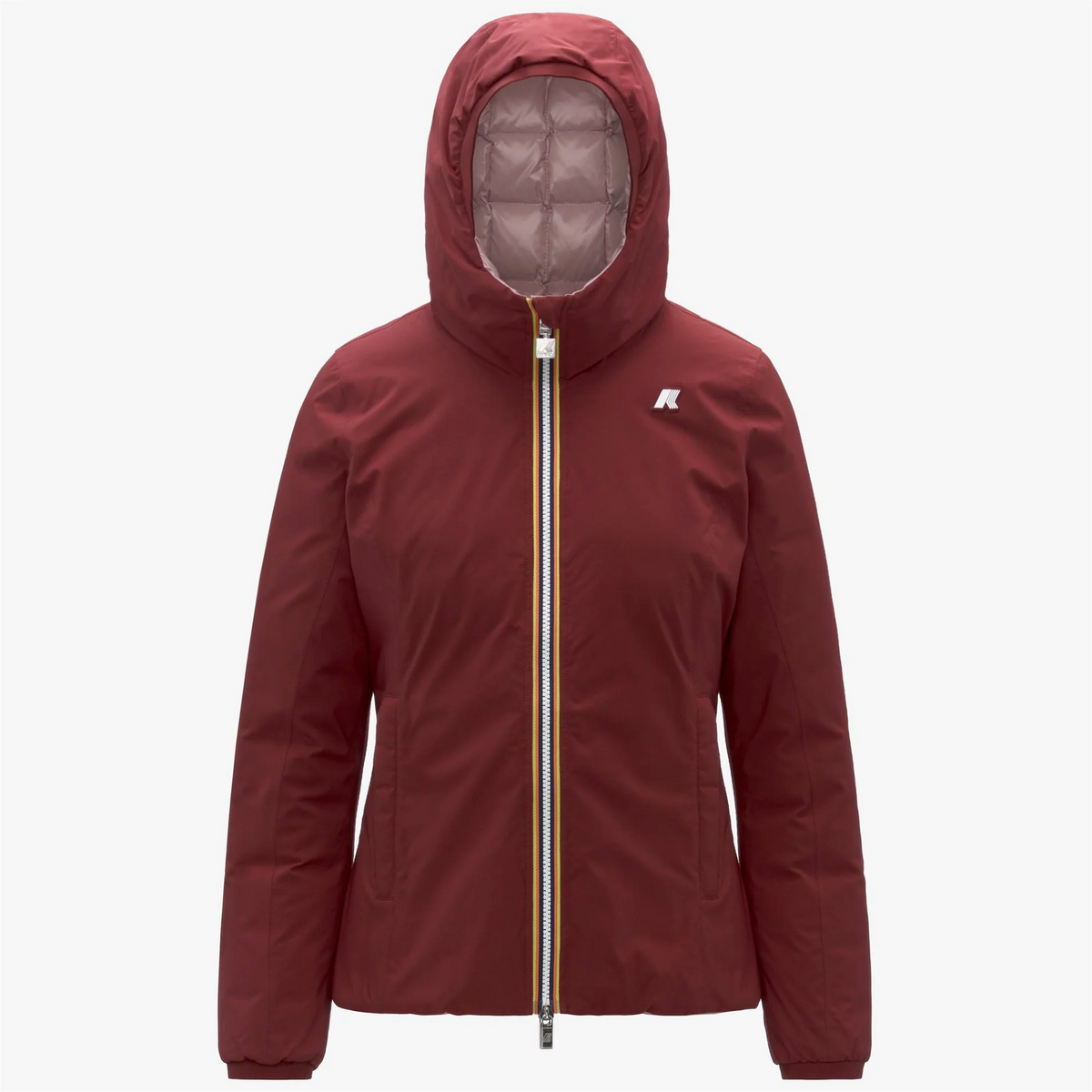 K-Way Giubbino Donna Lily Thermo Double Rosso Pompeano