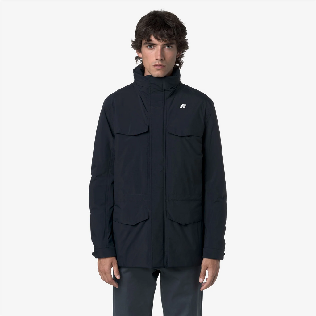 K-Way Giubbino Medio Uomo Manuel Warm Blu Scuro
