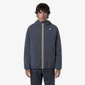 K-Way Giubbino Uomo Jack Plain Nylon Blu Grigio