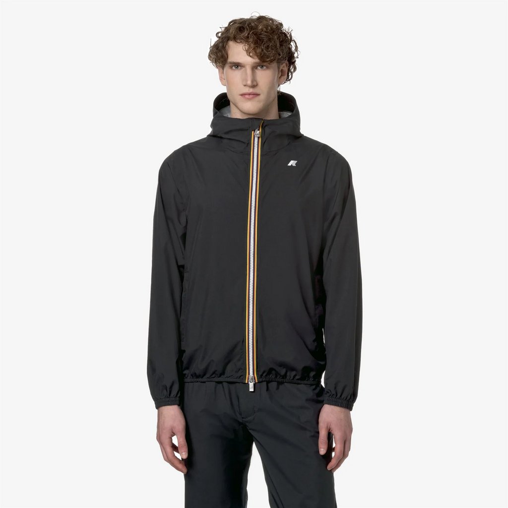 K-Way Giubbino Uomo Jack Stretch Dot Nylon Stretch Nero