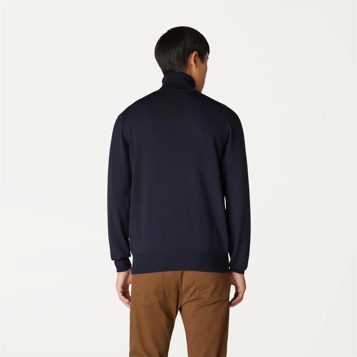 K-Way Maglia Collo Alto Uomo Henry Blu Scuro