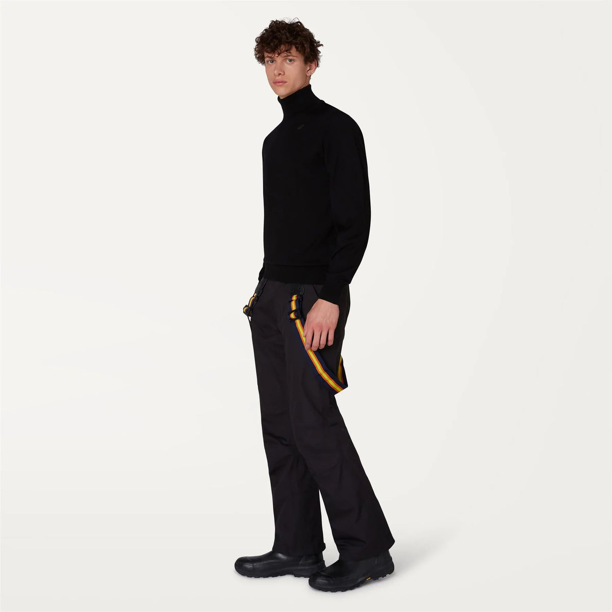 K-Way Maglia Collo Alto Uomo Henry Nero