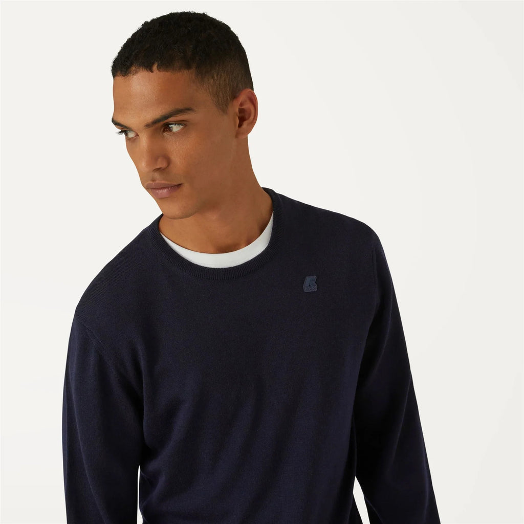 K-Way Maglia Uomo Sebastien Blu Scuro
