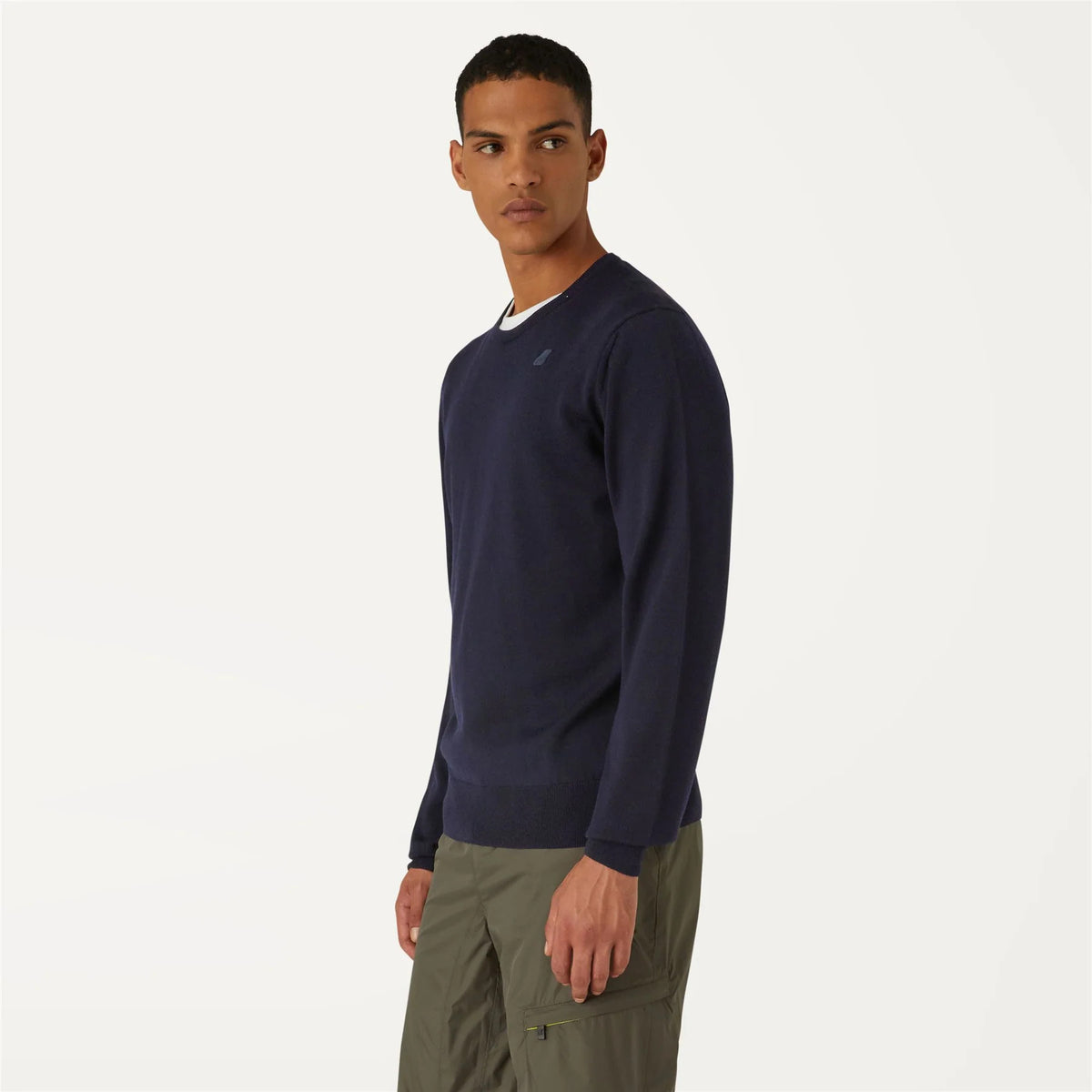 K-Way Maglia Uomo Sebastien Blu Scuro