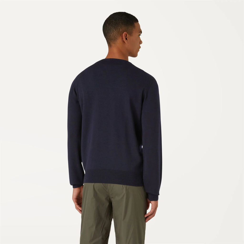 K-Way Maglia Uomo Sebastien Blu Scuro