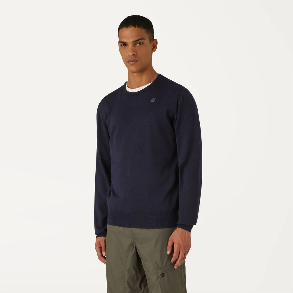 K-Way Maglia Uomo Sebastien Blu Scuro