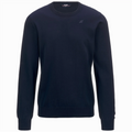 K-Way Maglia Uomo Sebastien Cotone Blu Scuro