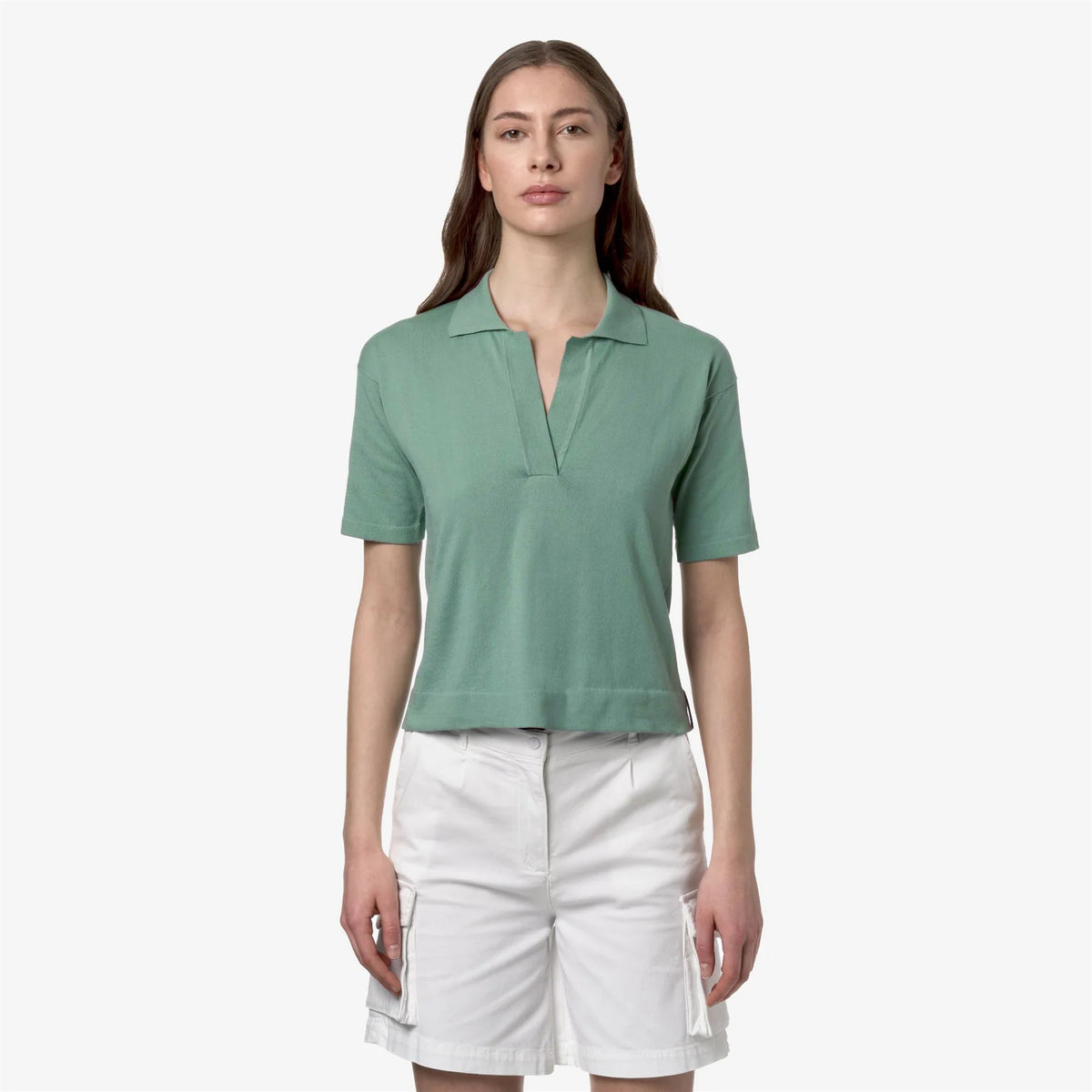 K-Way Marlhes Polo Donna Verde Salvia