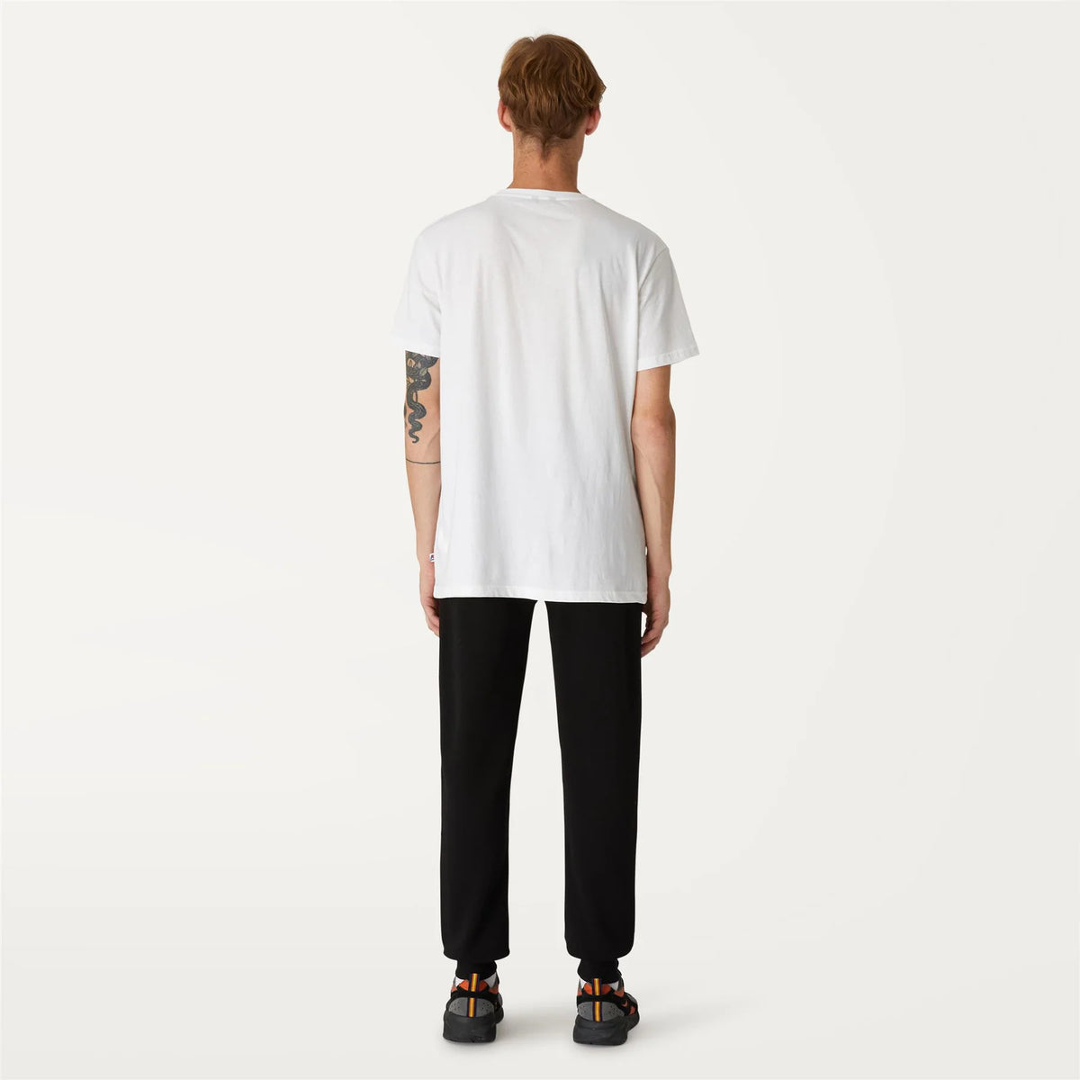 K-Way Pantaloni Felpa Uomo Le Vrai Bishop Misto Cotone Nero