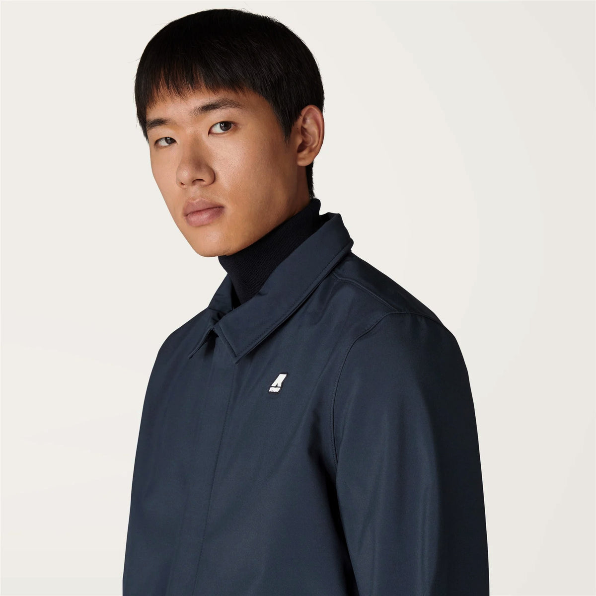 K-Way Giubbino Uomo Benny Bonded Blu Scuro