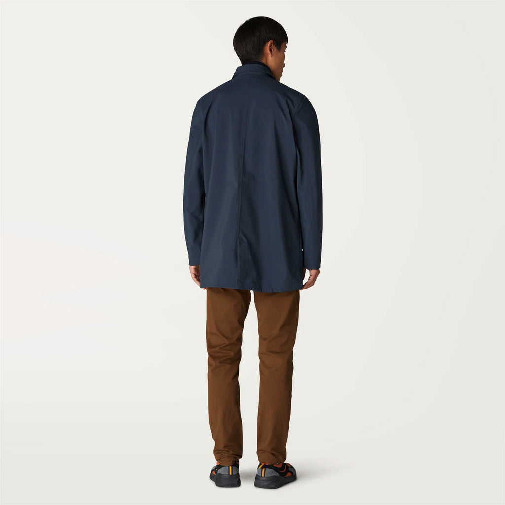 K-Way Giubbino Uomo Benny Bonded Blu Scuro
