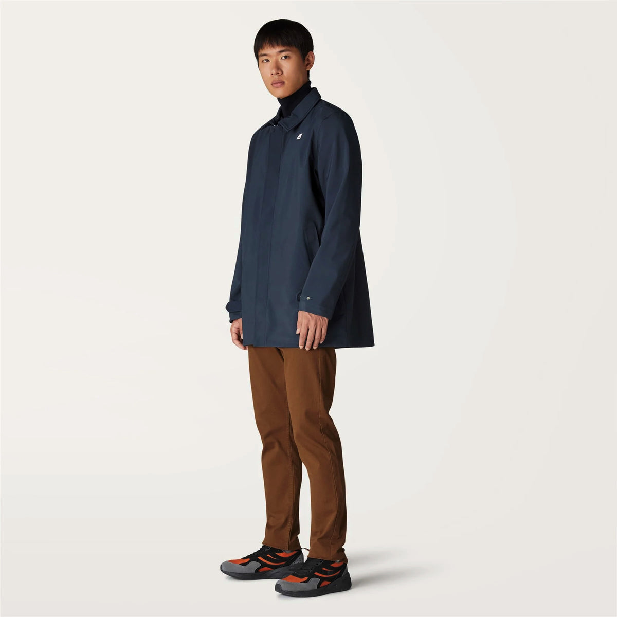 K-Way Giubbino Uomo Benny Bonded Blu Scuro