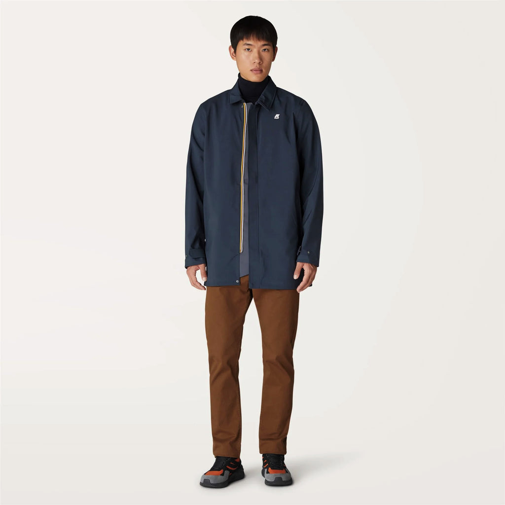 K-Way Giubbino Uomo Benny Bonded Blu Scuro