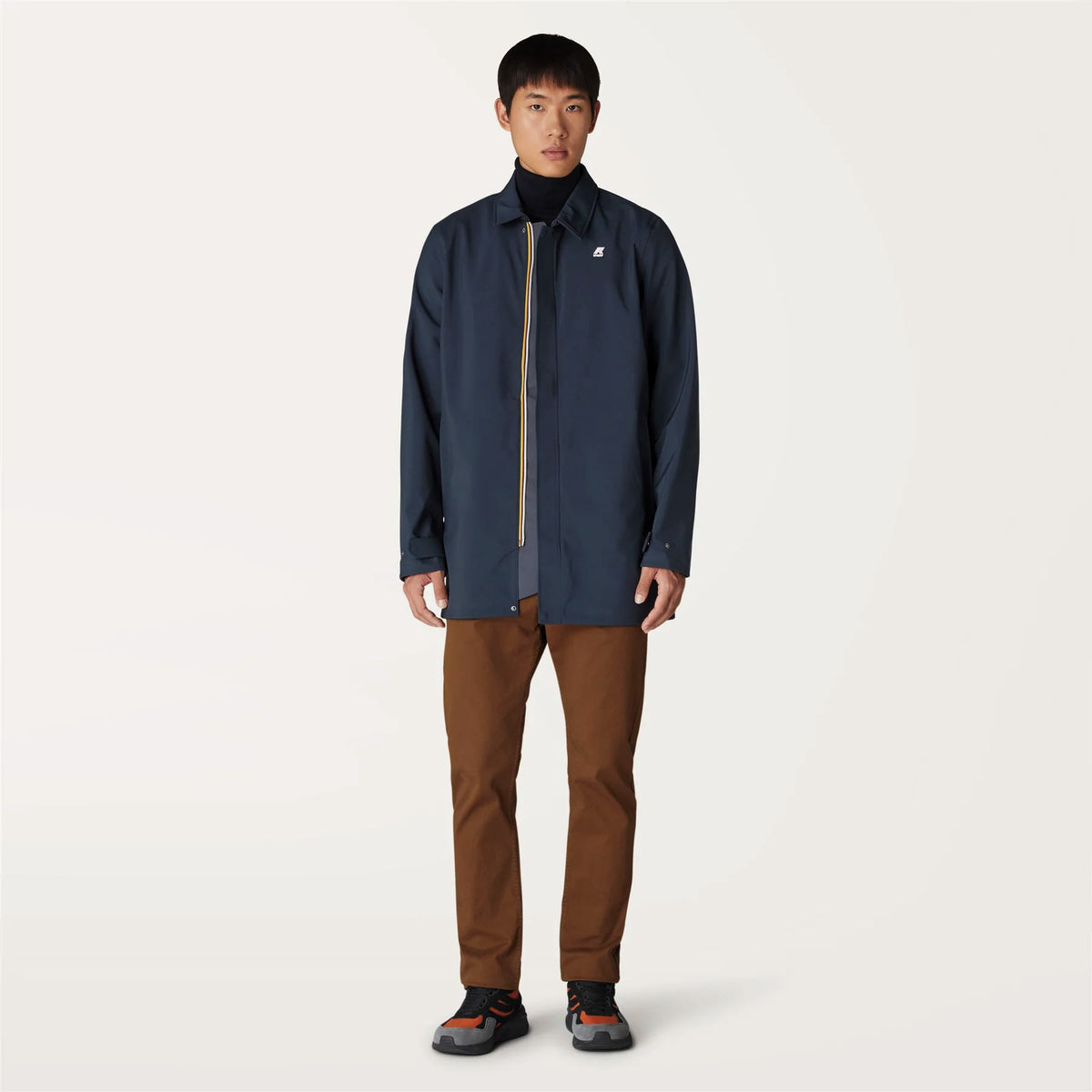 K-Way Giubbino Uomo Benny Bonded Blu Scuro