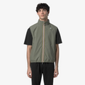 K-Way Smanicato Uomo Valen Stretch Dot Nylon Verde Militare Tenue