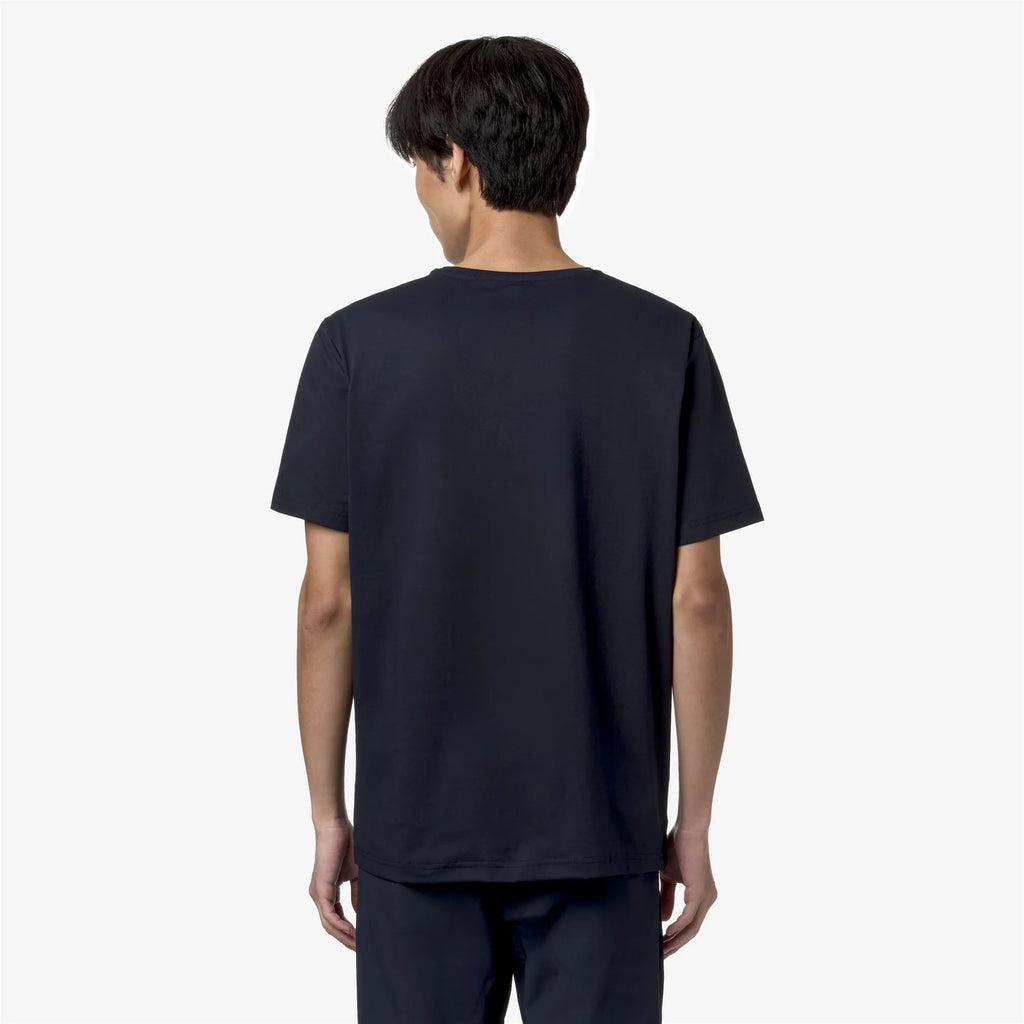 K-Way T-Shirt Uomo Seril Blu Scuro