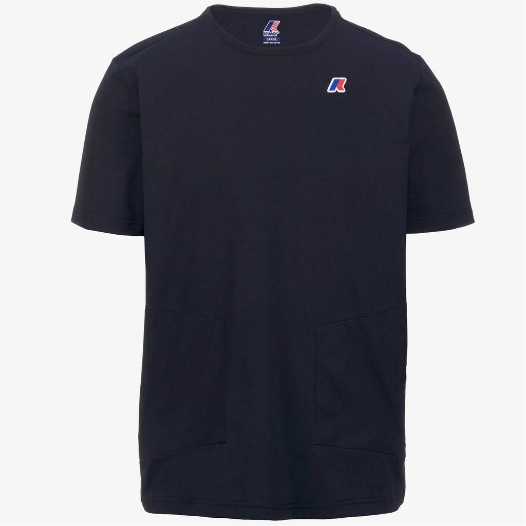 K-Way T-Shirt Uomo Seril Blu Scuro