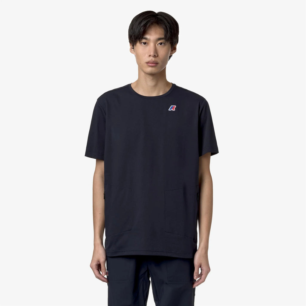 K-Way T-Shirt Uomo Seril Blu Scuro
