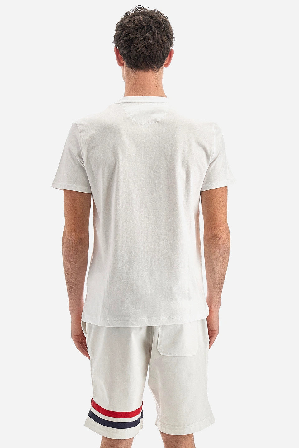 La Martina T-Shirt Uomo Vic Cotone Fit Regular Bianco