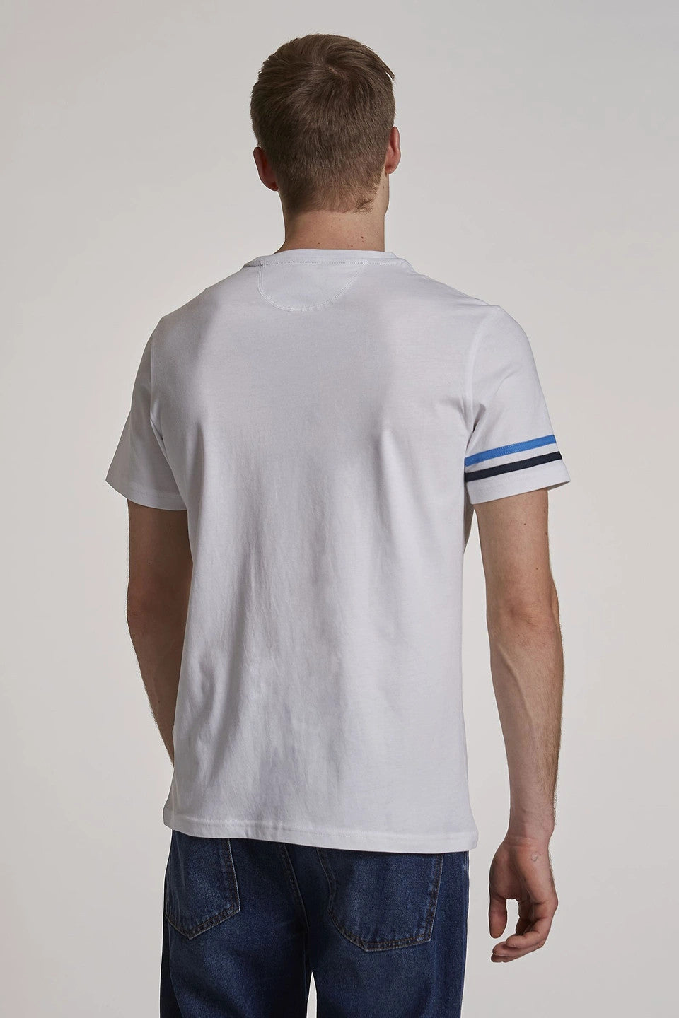 La Martina T-Shirt Uomo Cotone Fit Regular Bianco