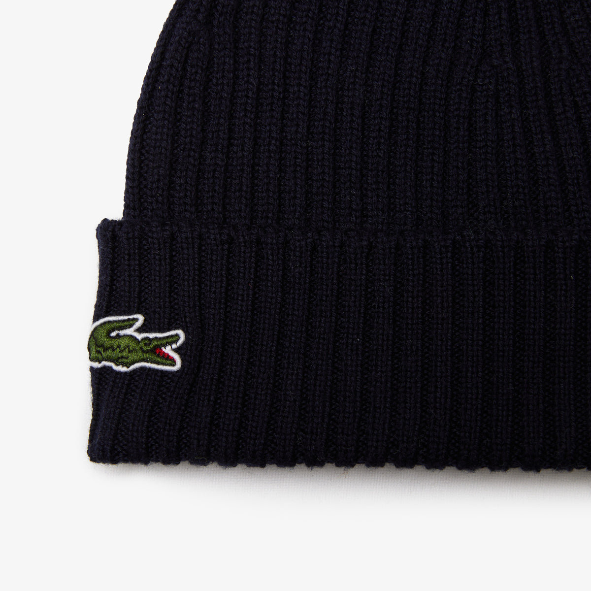 Lacoste Cappello Unisex Lana Blu Scuro