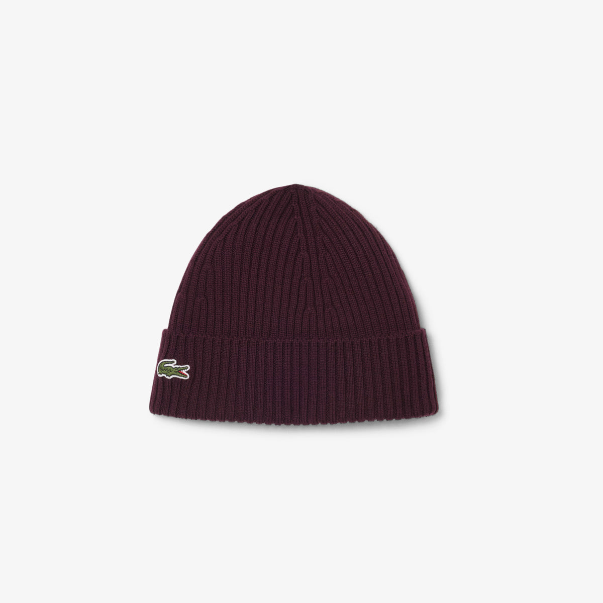 Lacoste Cappello Unisex Lana Bordeaux