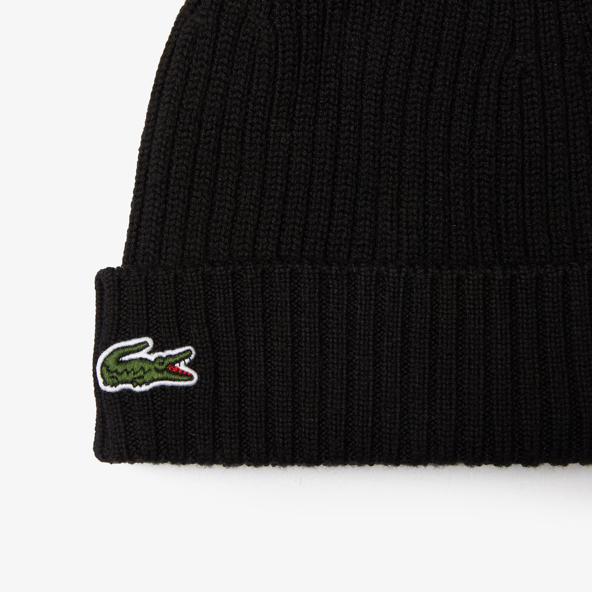 Lacoste Cappello Unisex Lana Nero