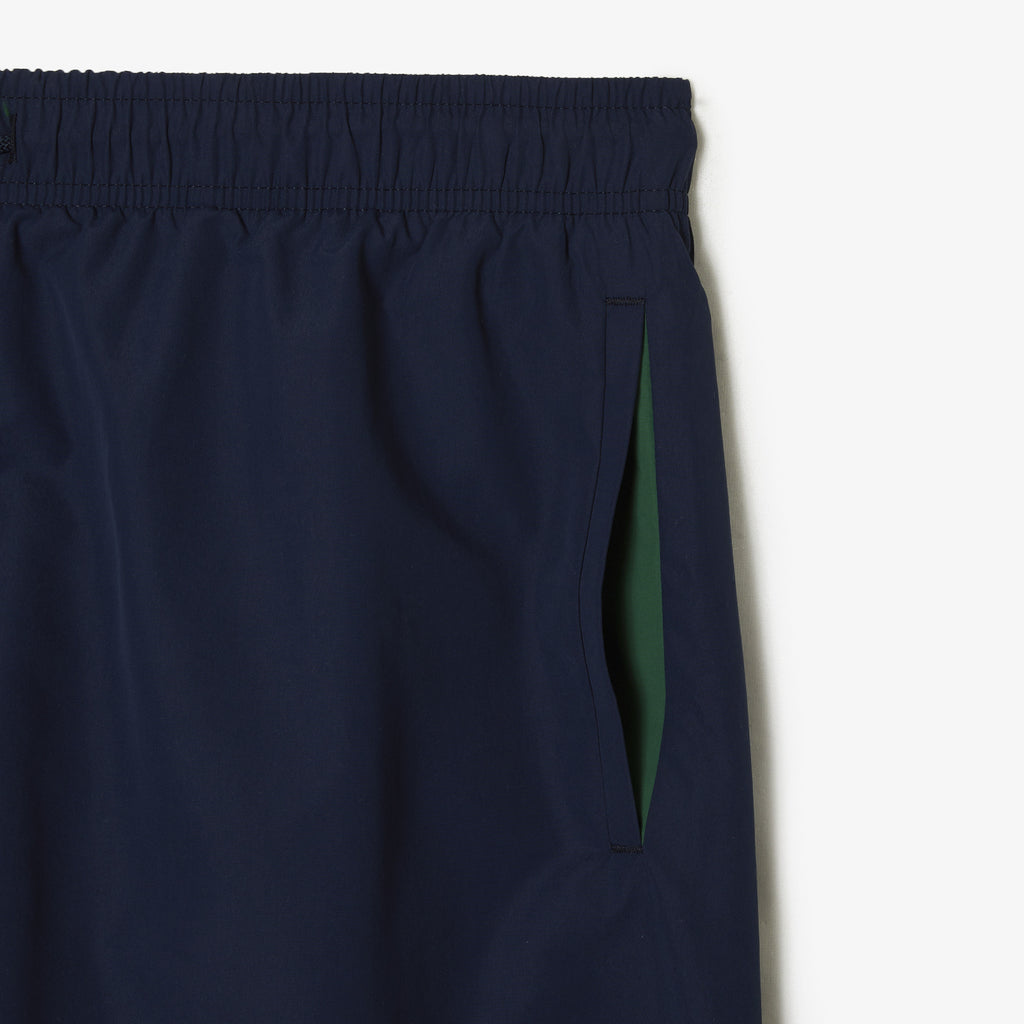 Lacoste Costume Mare Uomo Nylon Blu Scuro