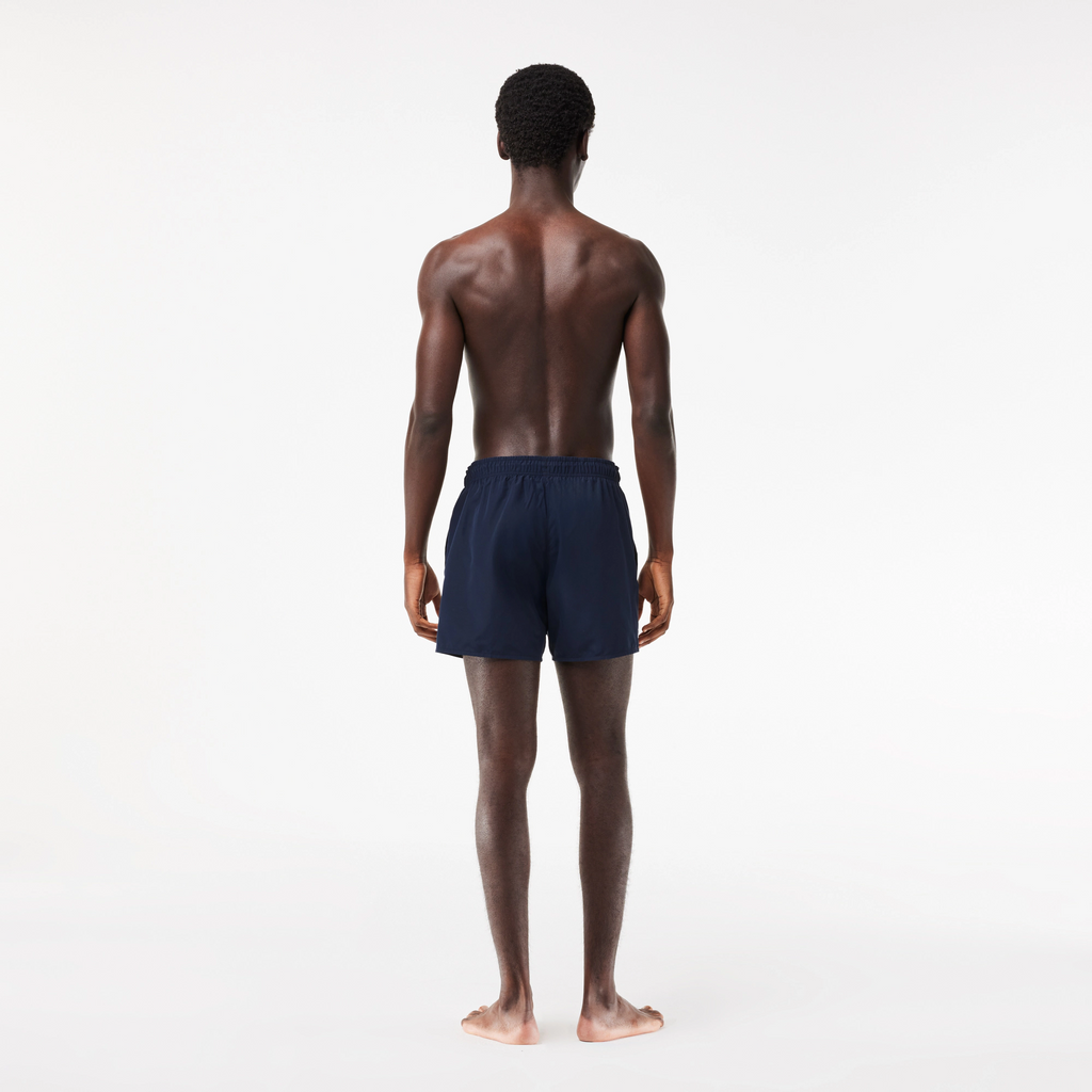 Lacoste Costume Mare Uomo Nylon Blu Scuro