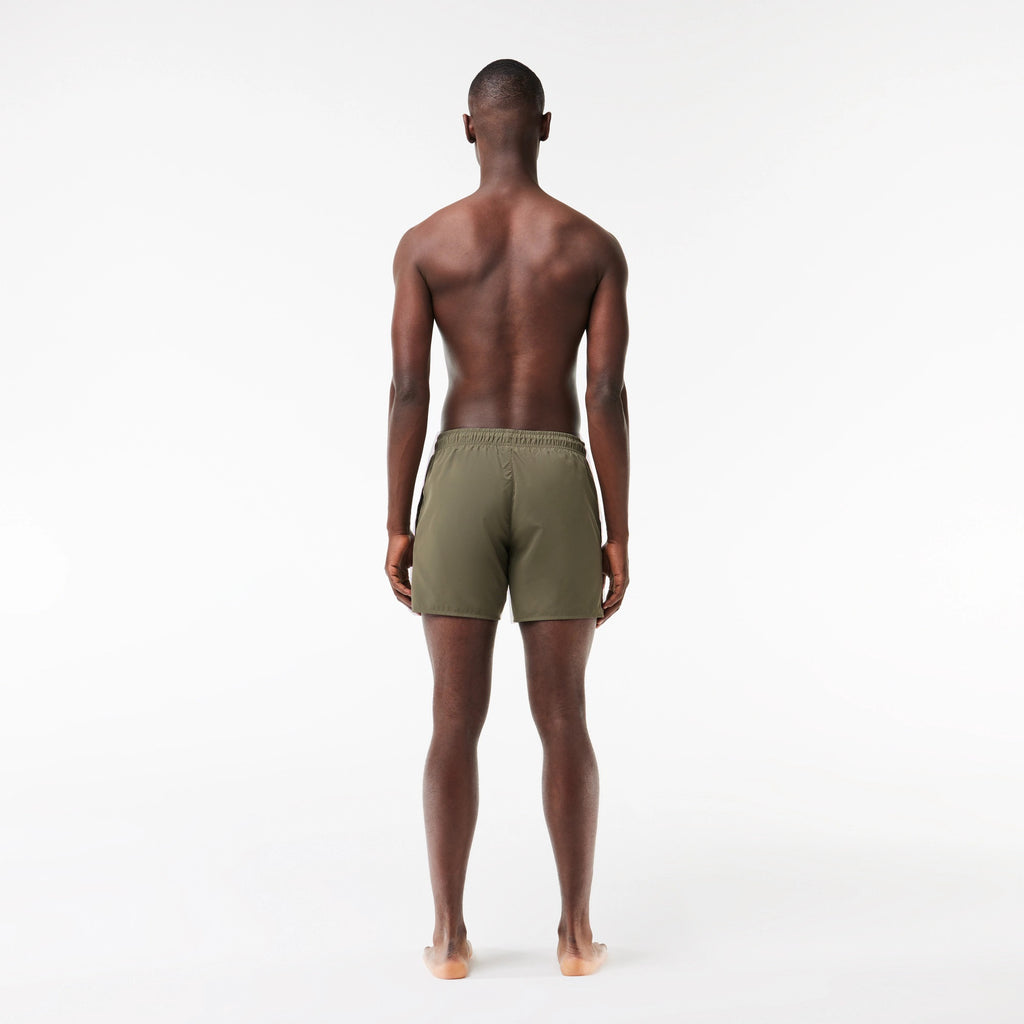 Lacoste Costume Mare Uomo Nylon Verde Militare