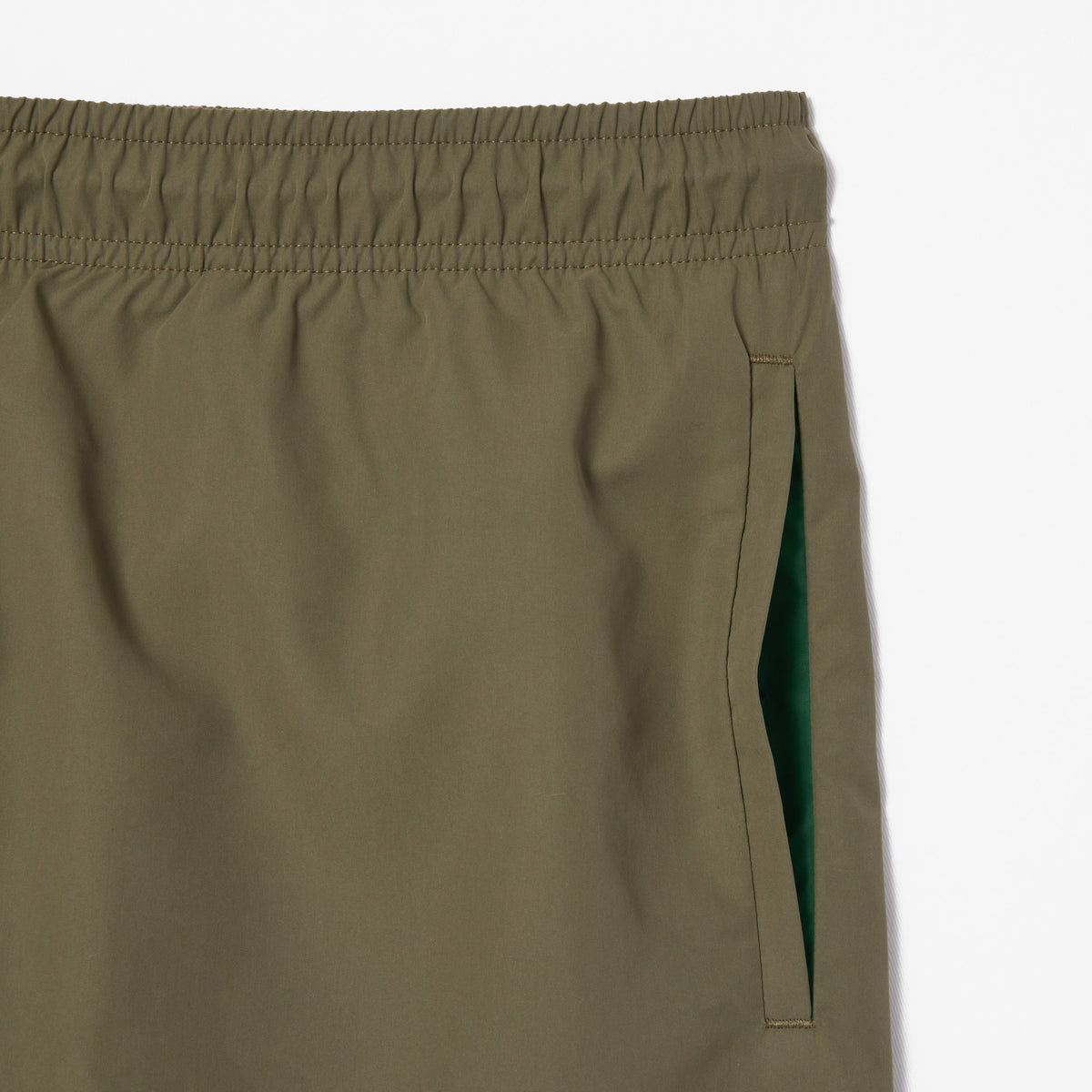 Lacoste Costume Mare Uomo Nylon Verde Militare