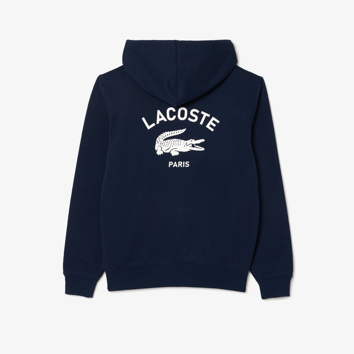 Lacoste Felpa Uomo Con Cappuccio E Stampa Cotone Blu Scuro