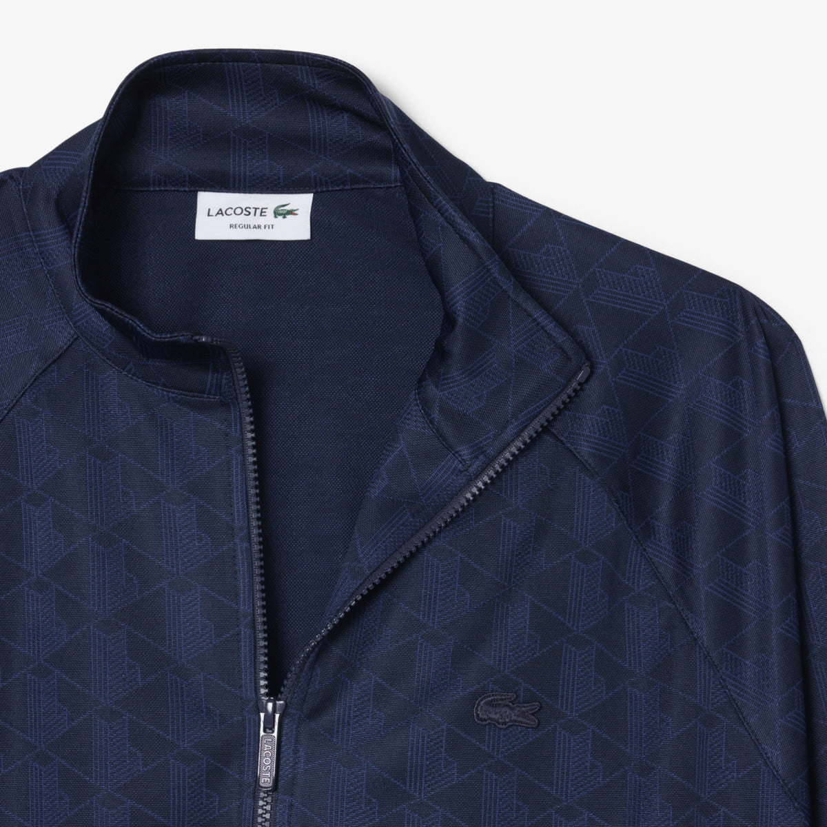 Lacoste Felpa Uomo Jacquard Blu Scuro