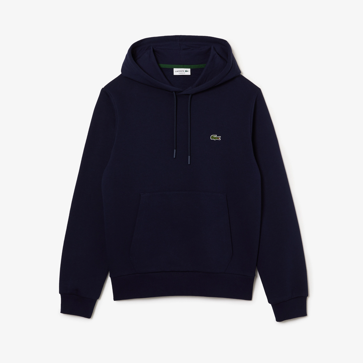Lacoste Felpa Uomo Misto Cotone Blu Scuro