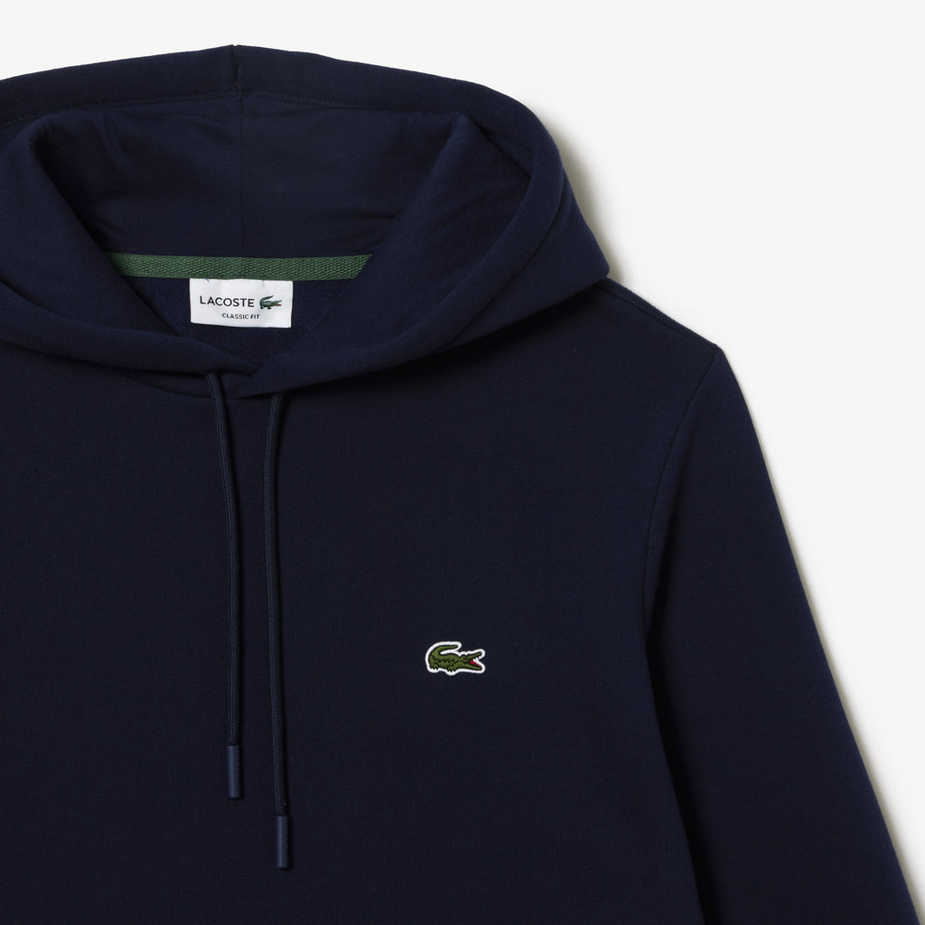 Lacoste Felpa Uomo Misto Cotone Blu Scuro
