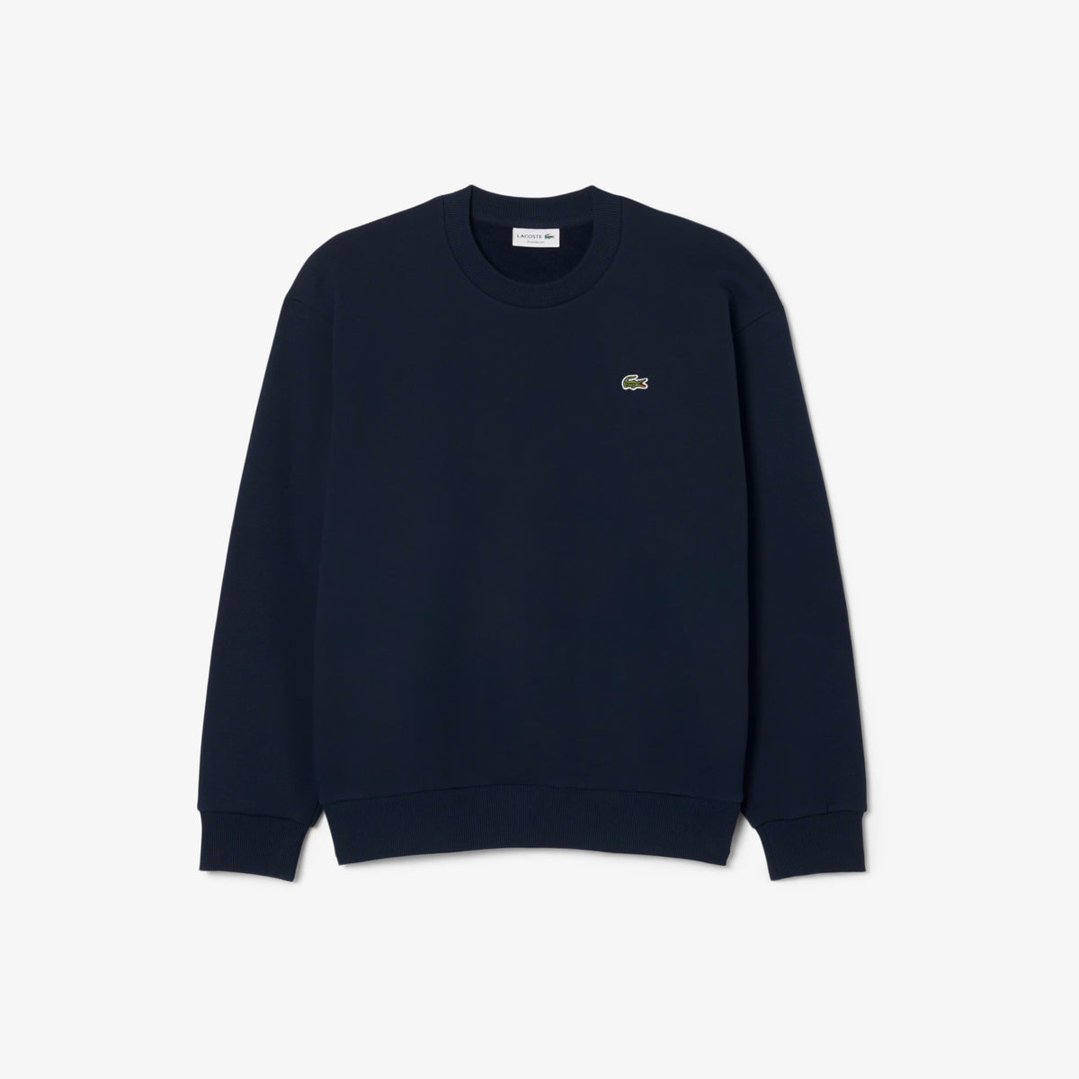 Lacoste Felpa Uomo Misto Cotone Blu Scuro