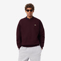 Lacoste Felpa Uomo Misto Cotone Bordeaux