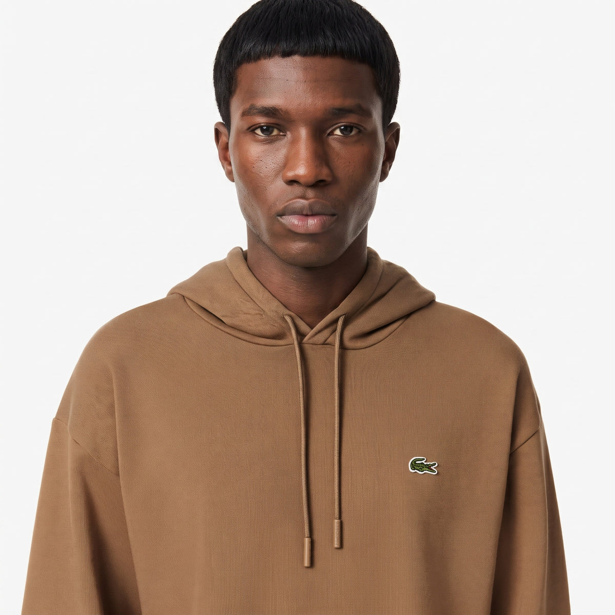 Lacoste Felpa Uomo Misto Cotone Talpa Scuro