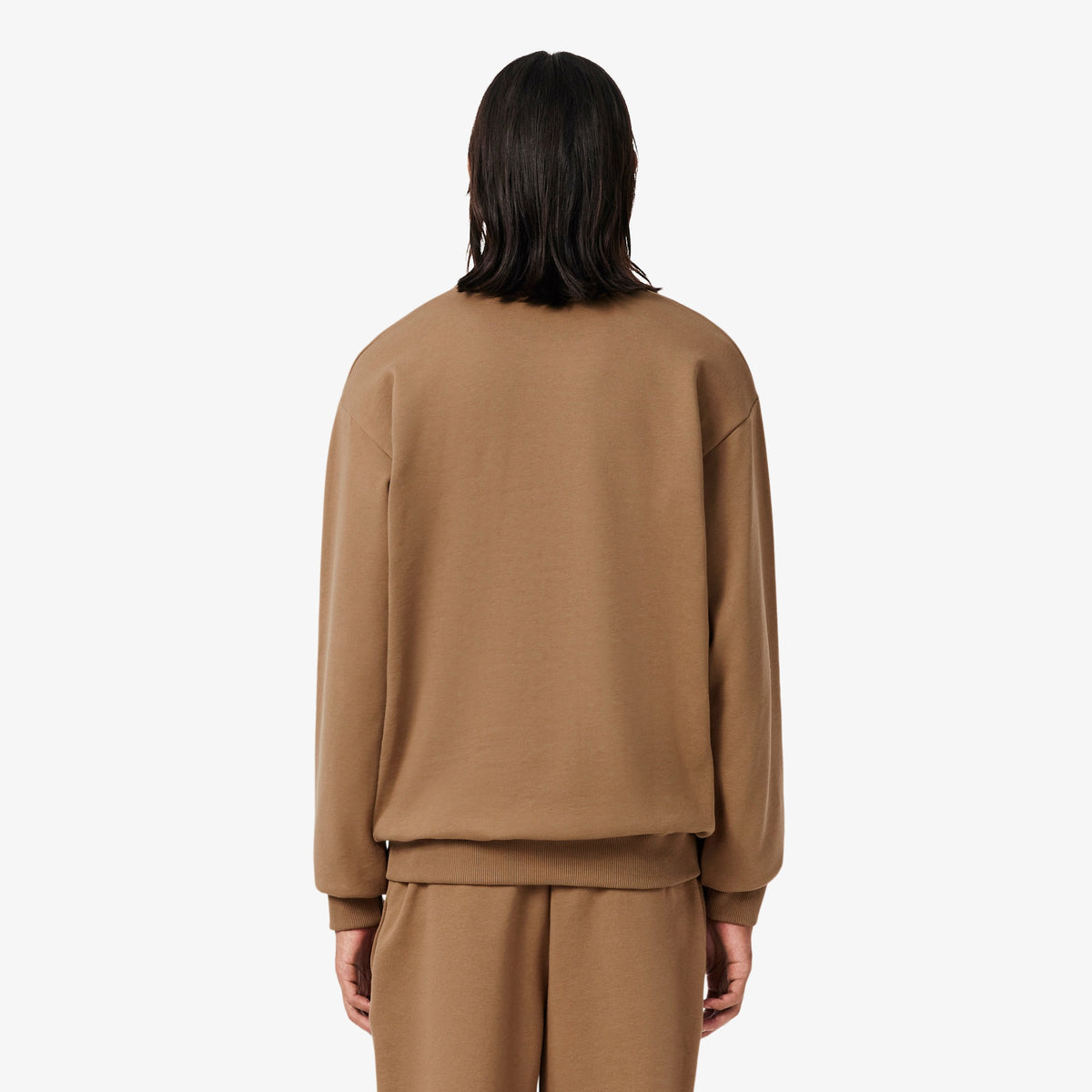 Lacoste Felpa Uomo Misto Cotone Talpa Scuro