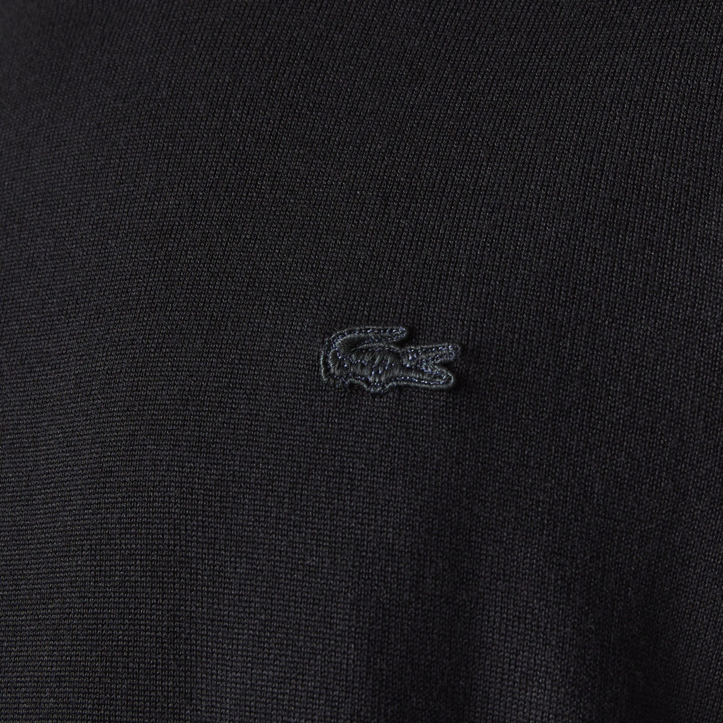Lacoste Maglia Uomo Lana Merino Nero