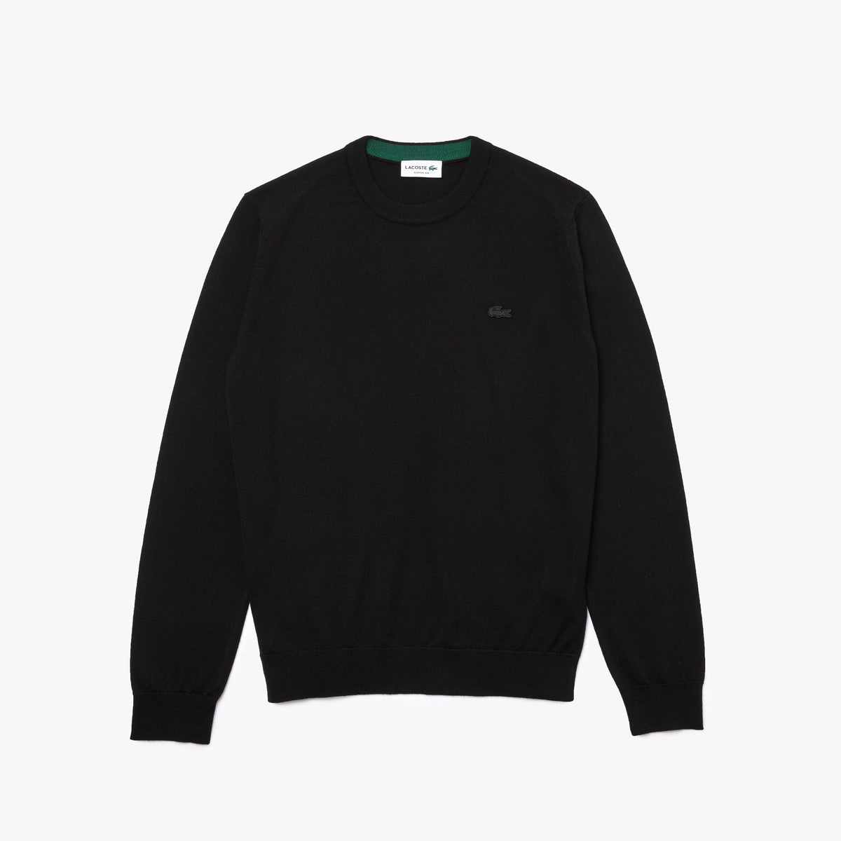 Lacoste Maglia Uomo Lana Merino Nero